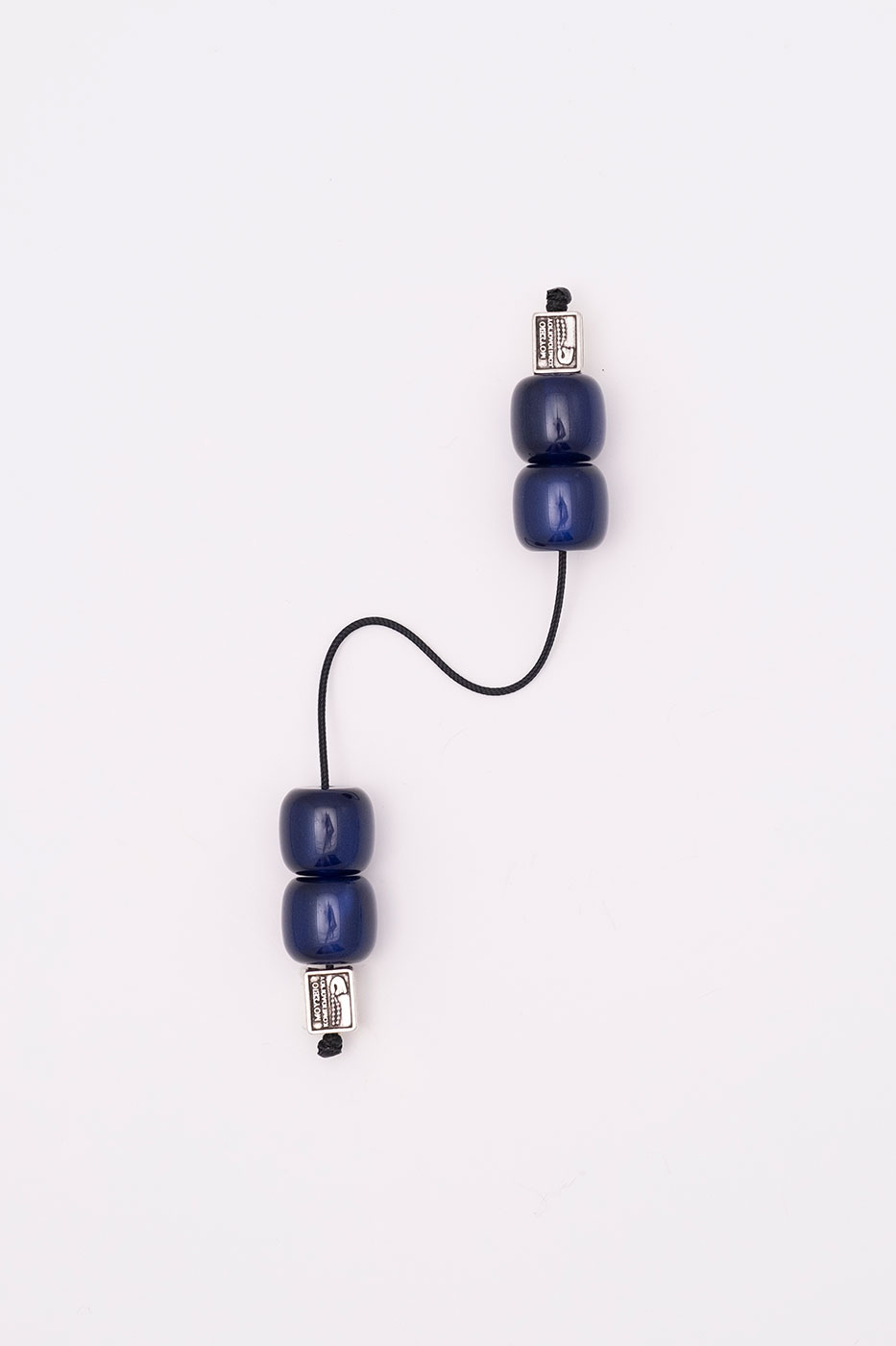 Begleri made of artificial resin (iridiscent blue - purple)