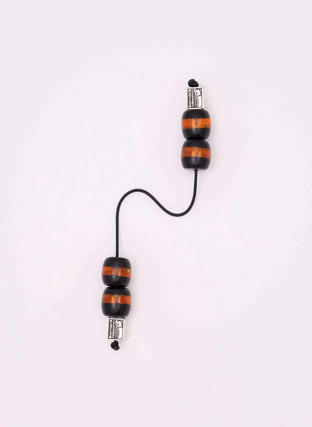 Begleri made of artificial resin (black - transparent orange)