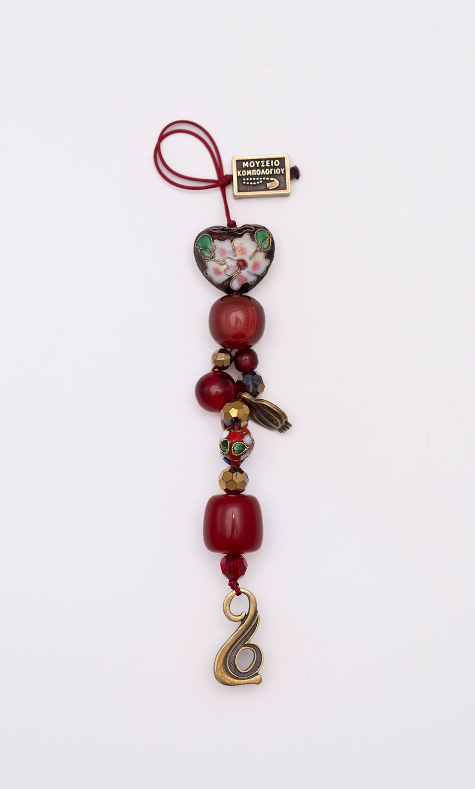 Γούρι  από κρύσταλλο, τεχνητή ρητίνη και κασσίτερο 