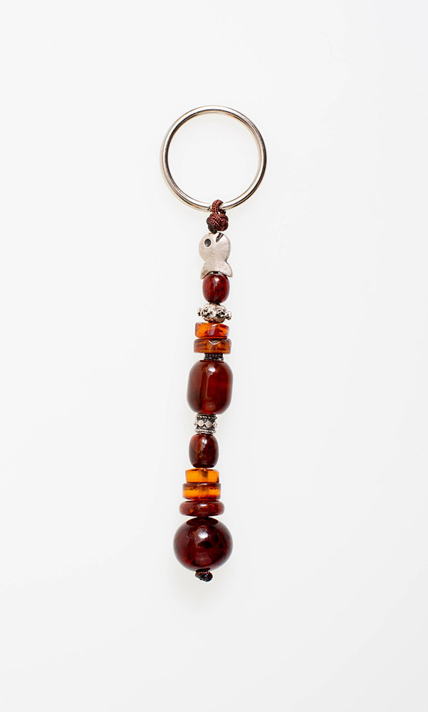 Key Rings made of solid baltic amber Komboloi Museum